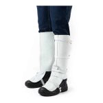 Chrome Leather Knee Spats